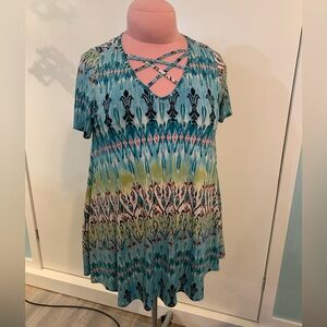 Voll tunic top plus size 2X